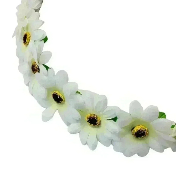 Fun Funky Floral multicolor led light up flower hair halo headband costume - Picture 1 of 9